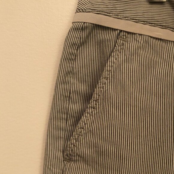 NEW (NWOT) Converse One Star taupe/white pinstripe shorts sz 14 - Picture 5 of 8